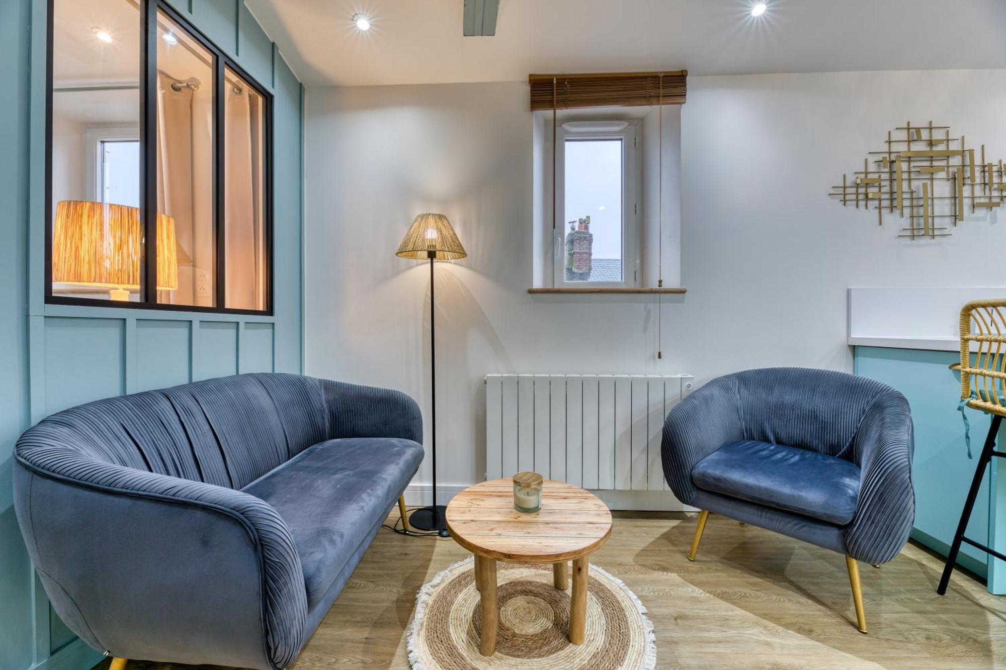 Appartement « Le Casier » Vue Mer Фекам Экстерьер фото